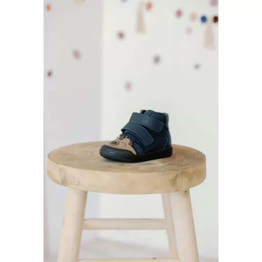 TD Shoes őszi vízálló cipő - Kék sünis