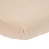 Little Dutch muszlin gumis lepedő 60x120 cm - beige