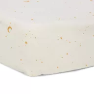 Little Dutch gumis lepedő 60x120 cm - Moon & Stars