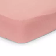 Little Dutch gumis lepedő 90x200 cm Pure Pink Blush