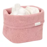   Little Dutch kötött tároló doboz 15x15 cm - Pure Pink Blush