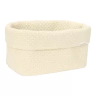   Little Dutch kötött tároló doboz 25x15 cm - Pure Soft White