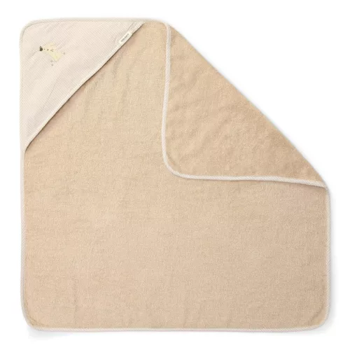 Little Dutch kapucnis fürdőlepedő 75x75 cm - Baby Bunny