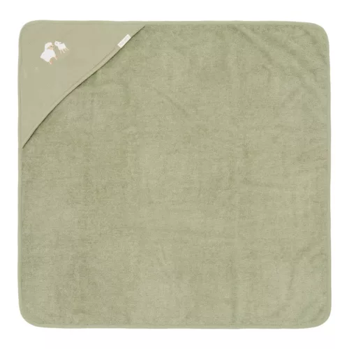 Little Dutch kapucnis fürdőlepedő 100x100 cm - Little Farm