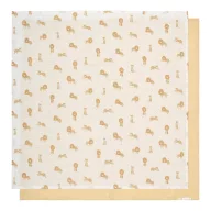 Little Dutch Safari Leo 2 darabos 70x70 cm muszlin textilpelenka szett összetekerve fehér szalaggal
