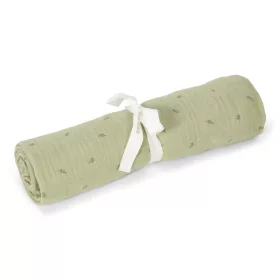 Little Dutch muszlin textilpelenka 120x120 - Pure Sage