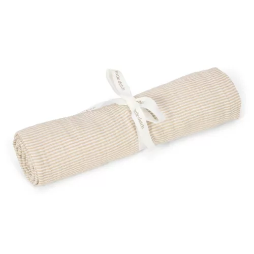 Little Dutch muszlin textilpelenka 120x120 - Pure Soft Beige