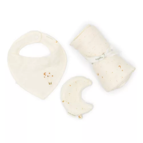 Little Dutch babatextil ajándékdoboz - Moon & Starts