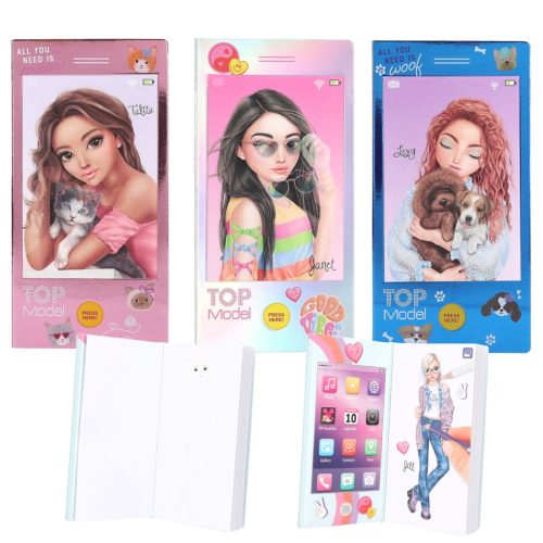 TOPModel Zenélő mini ruhatervező - Ezüst