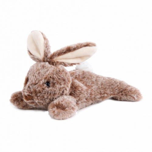 WeBloom plüss fekvő nyuszi - Tarka barna - 22cm