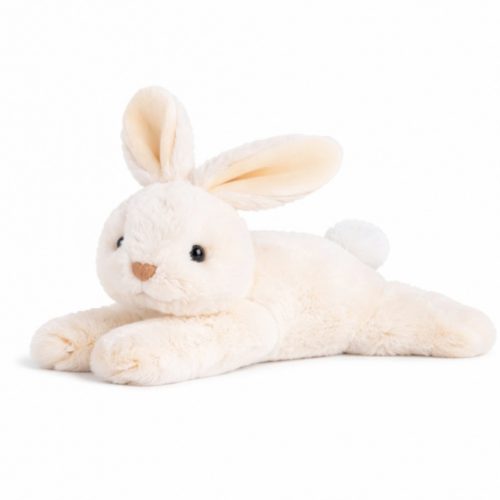 WeBloom plüss fekvő nyuszi - Fehér - 22cm