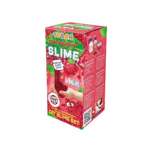 Tuban piros slime készítő - eper illattal