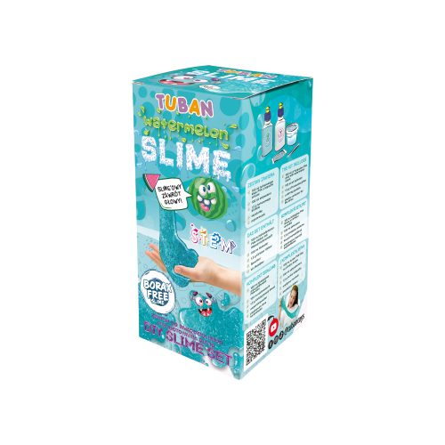 Tuban türkizkék slime készítő - dinnye illattal