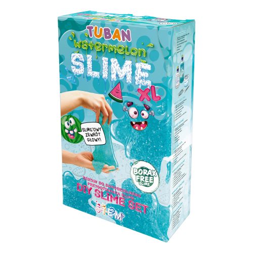 Tuban türkiz slime készítő XL - görögdinnye illattal