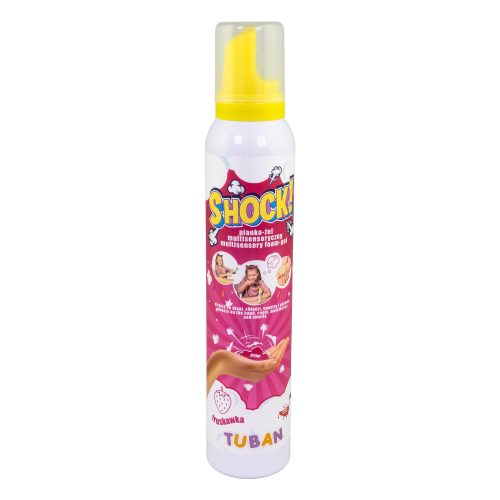 Tuban Shock! Multiszenzoros csikiző hab - Eper 200 ml