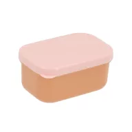 Tutete bento uzsonnás doboz Stripes pink zárt állapotban négy csattal