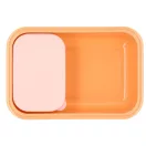 Tutete bento uzsonnás doboz Stripes pink rózsaszín csíkos fedéllel
