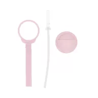 Tutete szívószálas tritan kulacs 500 ml unikornis mintával és pink pánttal