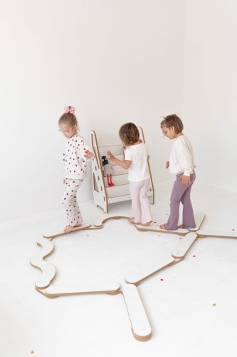 Montessori egyensúlyozó gyaloghíd kiegészítő - Fehér