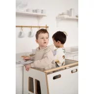   Konyhai fellépõ testvéreknek - Montessori tanulótorony extra biztonságos változat - Fehér