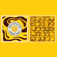 Billes & Co üveggolyó szett - small box - Banana Twist