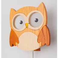 Bagoly barna fali lámpa