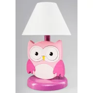 Bagoly pink éjjeli lámpa