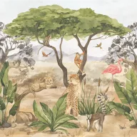 Design gyerekszoba tapéta - Szafari 1