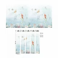 Design gyerekszoba tapéta - Sellők