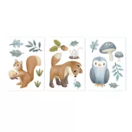 Little Dutch falmatrica szett Forest Friends (3 ív)