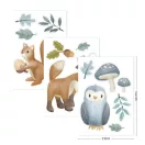 Little Dutch falmatrica szett Forest Friends (3 ív)