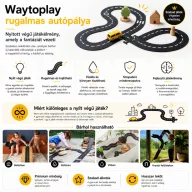 Waytoplay rugalmas autópálya 24 db-os autóval