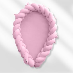 Elegance fonott 2:1-ben babafészek - Rózsaszín