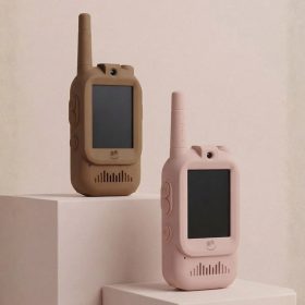 KidLupe videós Walkie Talkie - Pink & Brown