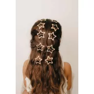 Mrs Ertha glitteres csillagos hajcsat csomag 10 db