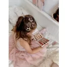 Mrs Ertha 10 darabos glitteres fém hajcsat csomag csillag alakban, földszínű és bézs tónusokban