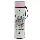 Thermo kulacs digitális hőmérővel - Gamer Pusheen macska