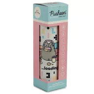Thermo kulacs digitális hőmérővel - Gamer Pusheen macska