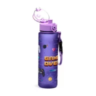 Ütésálló zárható kulacs 600 ml - Game over