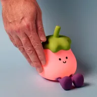 LED éjjeli lámpa - Padlizsán