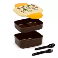   Bento uzsonnás doboz evőeszközökkel - Jolly Rogers kalózok kincse