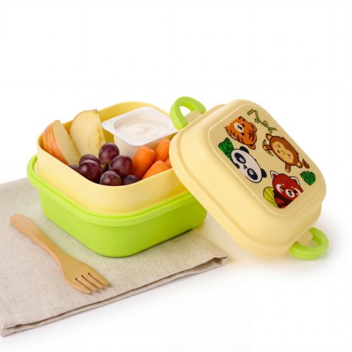 Bento uzsonnás doboz - Állatkás