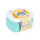 Bento uzsonnás doboz evőeszközökkel - Cicák