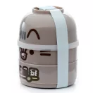 Kerek emeletes bento uzsonnás doboz - Pusheen Macska