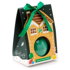 Karácsonyi fürdőbomba díszcsomagolásban - Csokis keksz