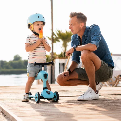 Scoot and Ride Highwaykick 1 biztonságos indulás csomag - Blueberry