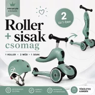   Scoot and Ride Highwaykick 1 biztonságos indulás csomag - Forest