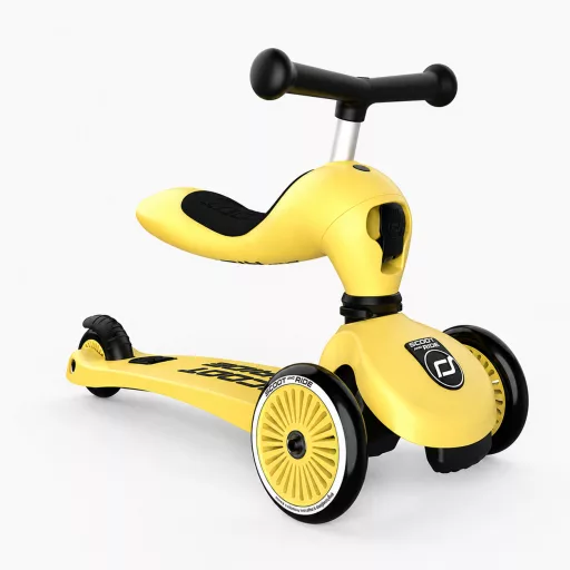 Scoot and Ride Highwaykick 1 biztonságos indulás csomag - Lemon