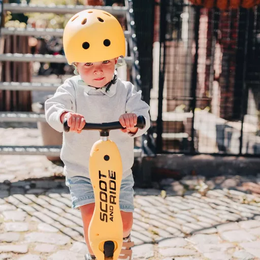 Scoot and Ride Highwaykick 1 biztonságos indulás csomag - Lemon