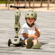  Scoot and Ride Highwaykick 1 biztonságos indulás csomag - Olive